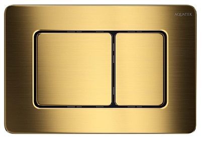 Клавиша смыва Aquatek KDI-0000041 цвет Титановое золото матовое