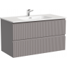 Тумба подвесная SANCOS Snob T 890х445х500, c двумя ящиками оснащенными доводчиками, Doha Soft,SNT90SM
