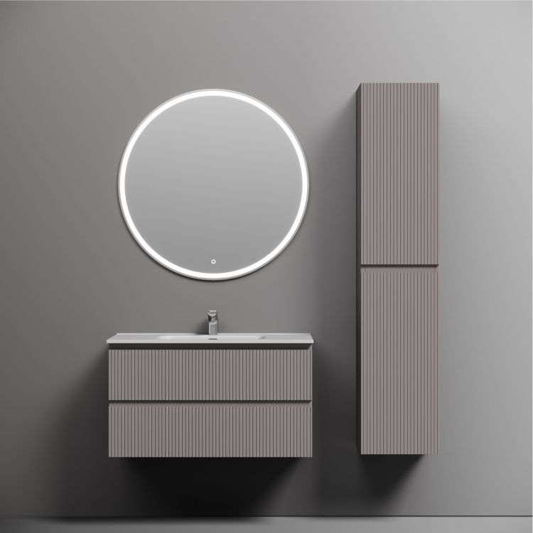 Тумба подвесная SANCOS Snob T 890х445х500, c двумя ящиками оснащенными доводчиками, Doha Soft,SNT90SM Тумба подвесная SANCOS Snob T 890х445х500, c двумя ящиками оснащенными доводчиками, Doha Soft,SNT90SM