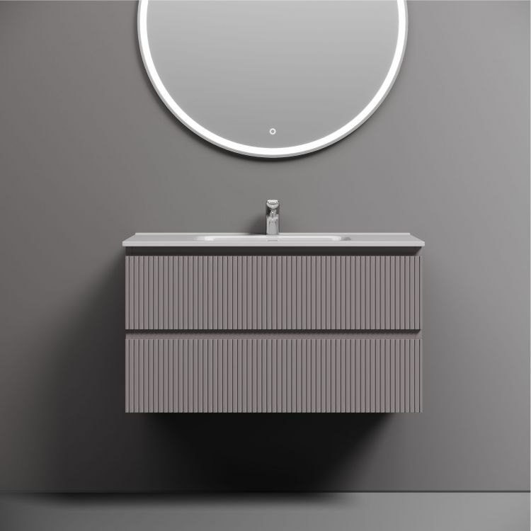 Тумба подвесная SANCOS Snob T 890х445х500, c двумя ящиками оснащенными доводчиками, Doha Soft,SNT90SM Тумба подвесная SANCOS Snob T 890х445х500, c двумя ящиками оснащенными доводчиками, Doha Soft,SNT90SM