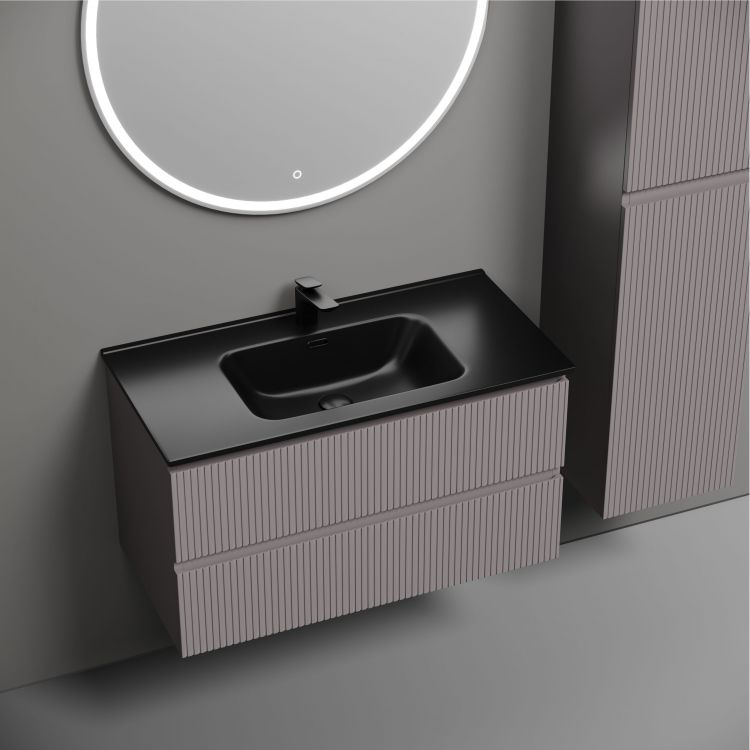 Тумба подвесная SANCOS Snob T 890х445х500, c двумя ящиками оснащенными доводчиками, Doha Soft,SNT90SM Тумба подвесная SANCOS Snob T 890х445х500, c двумя ящиками оснащенными доводчиками, Doha Soft,SNT90SM