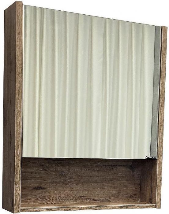Зеркальный шкаф Comforty Марио 60 00-00004158 Дуб темный