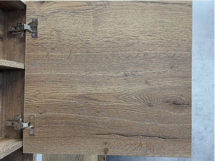 Зеркальный шкаф Comforty Марио 60 00-00004158 Дуб темный