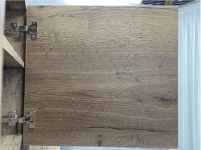 Зеркальный шкаф Comforty Марио 60 00-00004158 Дуб темный