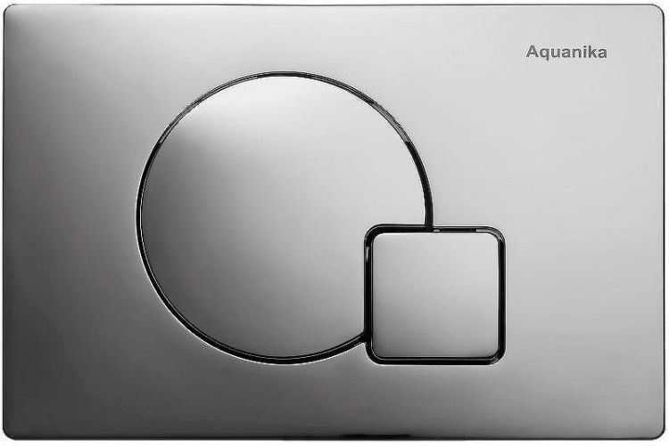 Инсталляция Aquanika Basic 10.702.450.02.10 для унитаза с клавишей смыва Хром