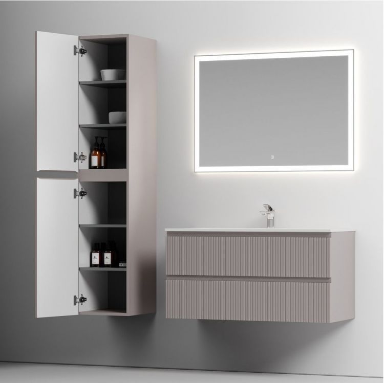 Шкаф-пенал SANCOS Snob T подвесной, Doha Soft 350х350х1650, PSNT35SM