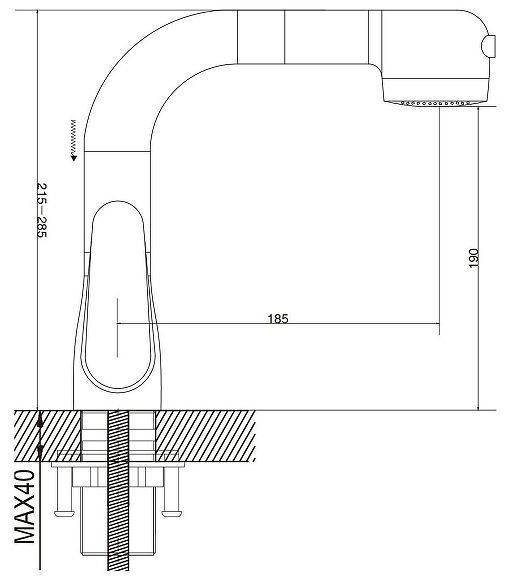 Смеситель для раковины Raffine F291C цвет Белый Смеситель для раковины Raffine F291C цвет Белый