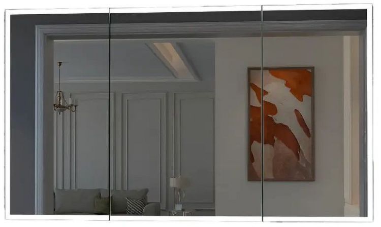 Зеркальный шкаф Esbano 120 ESMT3812D с подсветкой с инфракрасным выключателем