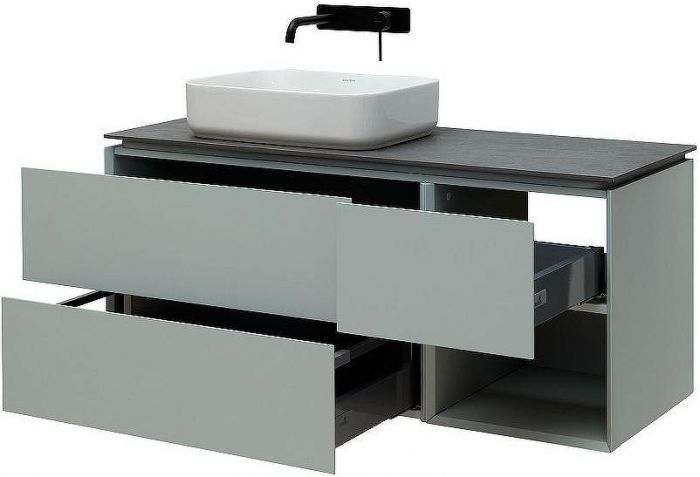 Тумба под раковину Allen Brau Infinity 120 L 1.21005.PWM подвесная Папирус матовый