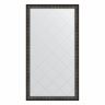 Зеркало EVOFORM  EXCLUSIVE-G FLOOR BY 6348 110x199 черный ардеко 81 мм пристенное напольное с гравировкой в багетной раме