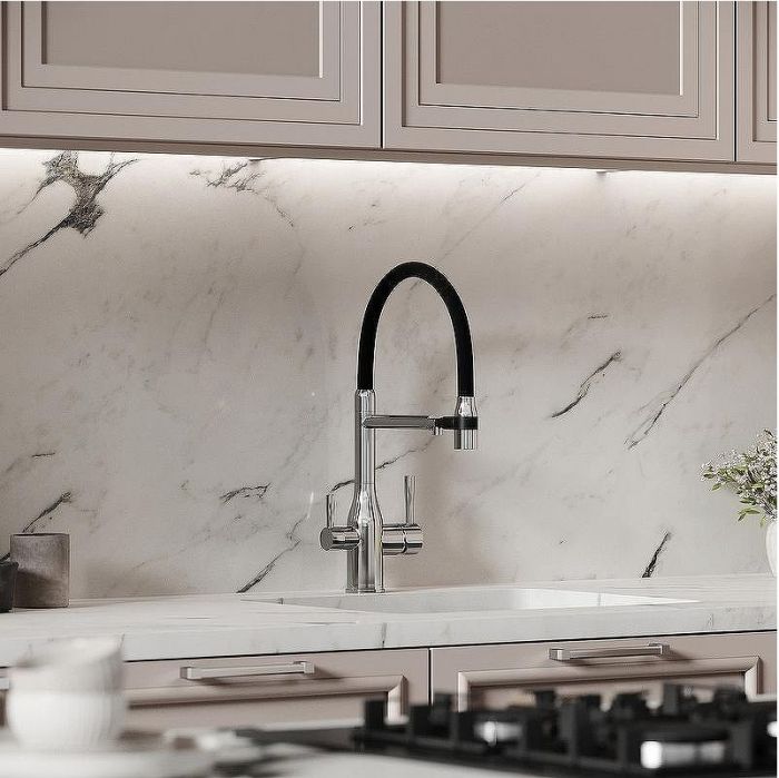 Смеситель для кухни Sancos Garda SC4009CH Хром Черный