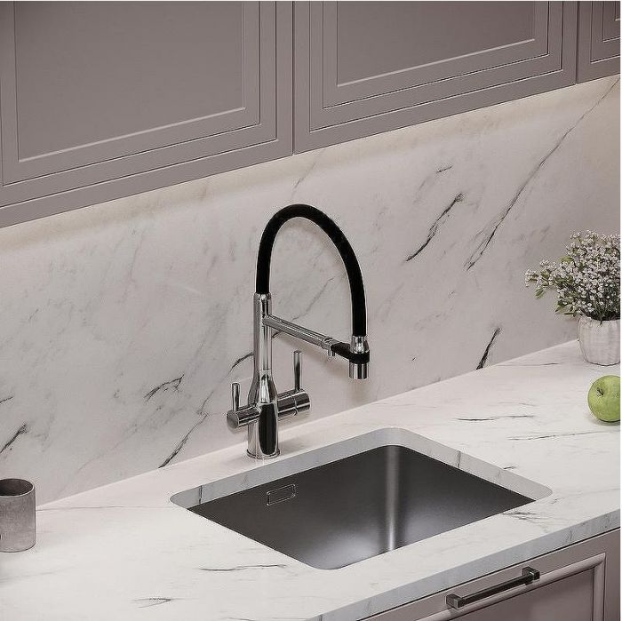 Смеситель для кухни Sancos Garda SC4009CH Хром Черный