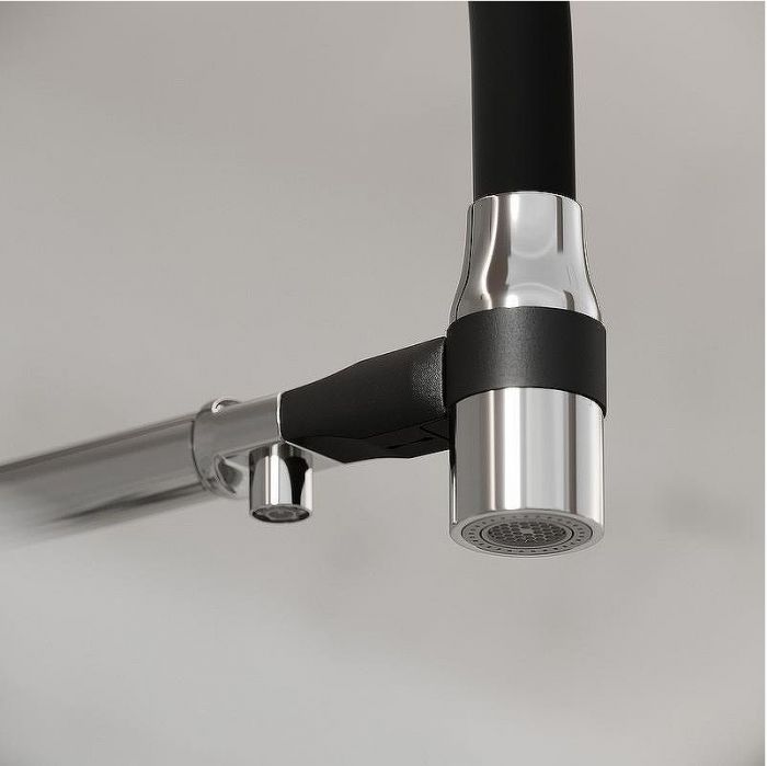 Смеситель для кухни Sancos Garda SC4009CH Хром Черный