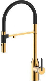 Смеситель для кухни Paulmark Magneto One Ma213188-BG Брашированное золото