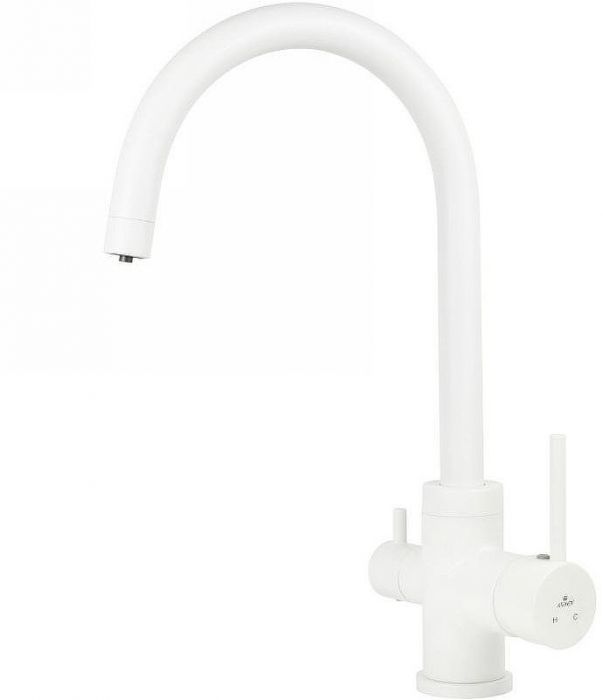 Смеситель для кухни Kaiser Merkur 26744-4 Белый матовый