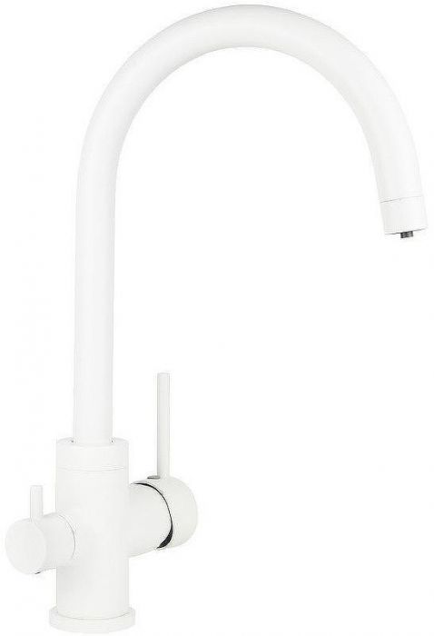 Смеситель для кухни Kaiser Merkur 26744-4 Белый матовый