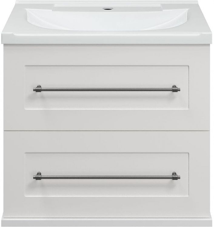 Тумба с раковиной Misty Марта 60 УТ000013427 подвесная Белая