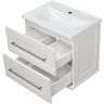 Тумба с раковиной Misty Марта 60 УТ000013427 подвесная Белая