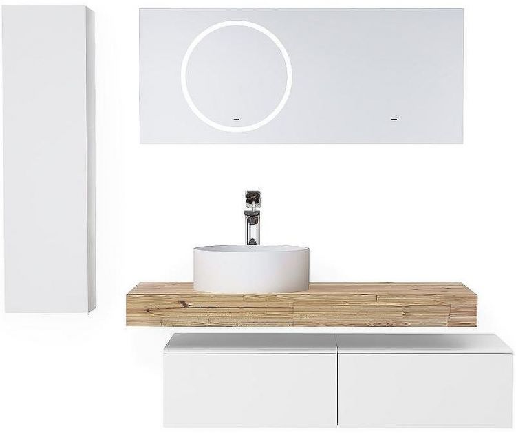 Шкаф пенал Jorno Modulare 30 Mdlr.04.110/P/W/JR подвесной Белый