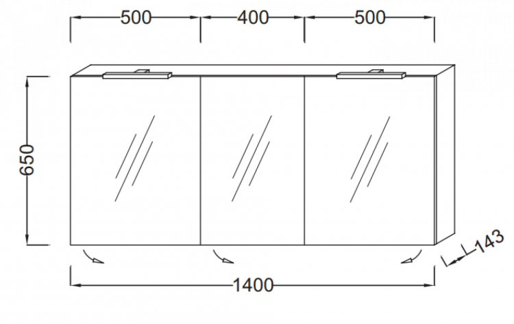 Зеркало-шкаф Jacob Delafon EB789RU-G1C белый блестящий лак