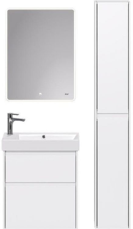 Шкаф пенал Dreja Slim 30 99.0406 подвесной Белый глянец