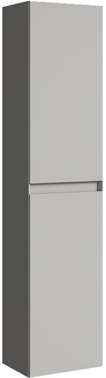 Шкаф пенал Aqwella Geometria 35 GE0535ST подвесной Серый туман