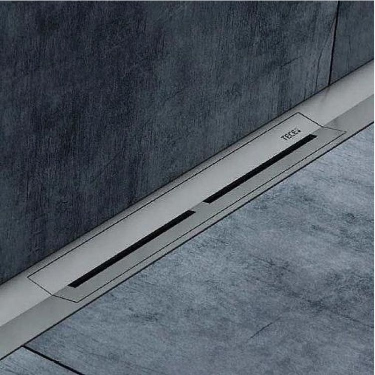 Душевой лоток Tece Drainprofile 100 671001 с решеткой PVD Brushed Black Chrome