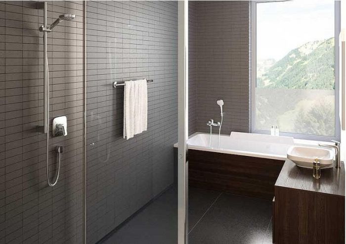Душевой гарнитур Hansgrohe Croma Select E 26424400 Хром Белый