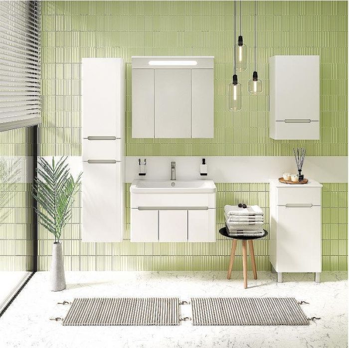 Подвесной шкаф Runo Парма 40 L 00-00001145 Белый