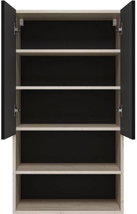 Подвесной шкаф Misty Поло 60 О-Пол08060-012 над стиральной машиной Антрацит Дуб Галифакс белый Подвесной шкаф Misty Поло 60 О-Пол08060-012 над стиральной машиной Антрацит Дуб Галифакс белый