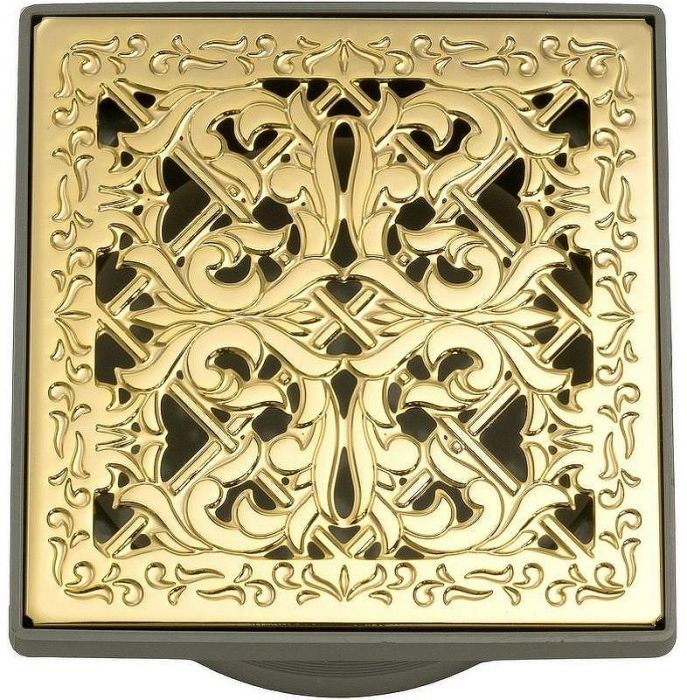 Душевой трап Migliore 112х112 24891 с решеткой Золото