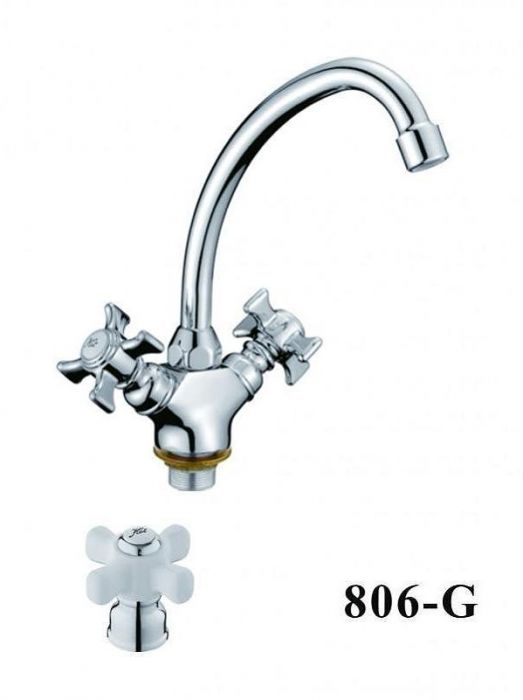 Смеситель для кухни D-Lin D156806-G цвет  Хром