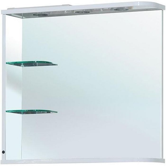 Зеркало Bellezza Рио 70 L 4613611062013 с подсветкой Белое