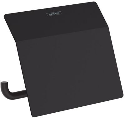 Hansgrohe AddStoris Держатель т/б с крышкой, цвет: черный матовый