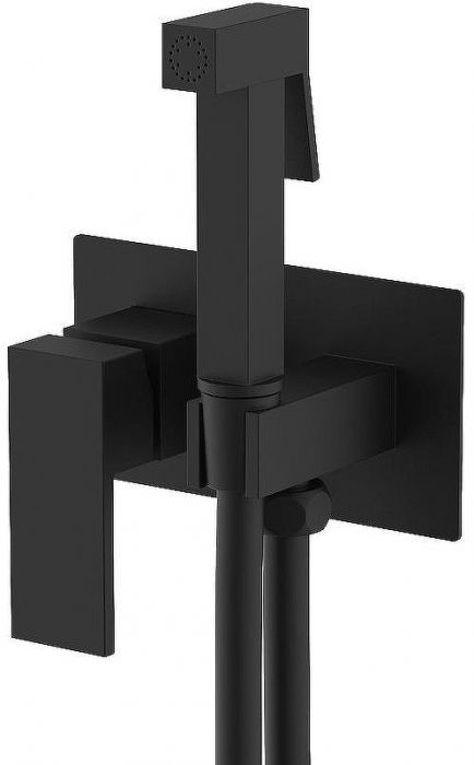 Гигиенический душ со смесителем Splenka S97.52.06 Черный матовый