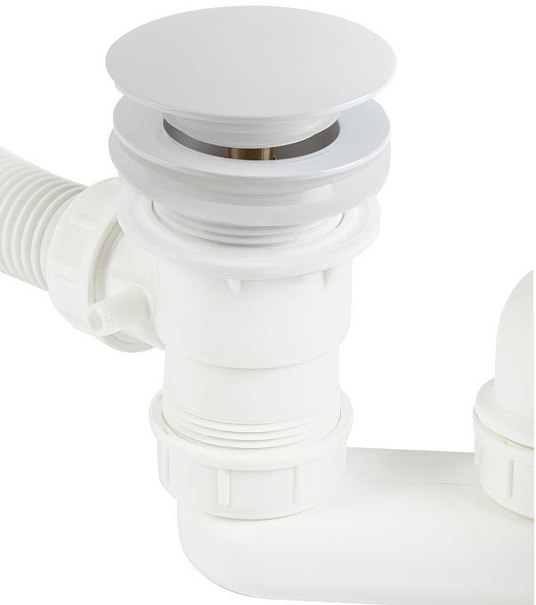 Слив-перелив FILARETE FL90W click-clack цвет Белый