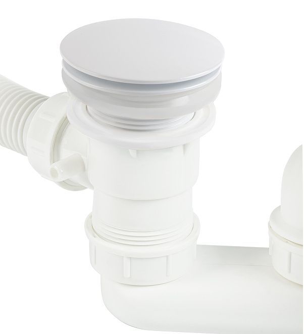 Слив-перелив FILARETE FL90W click-clack цвет Белый