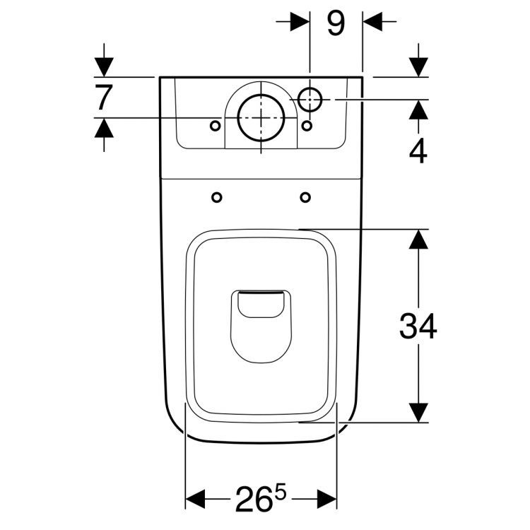Унитаз напольный Geberit it!, 200920000 Унитаз напольный Geberit it!, 200920000