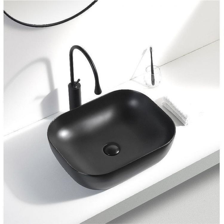 Раковина-чаша Aquanet Lake-1-MB 50 245829 Черная матовая