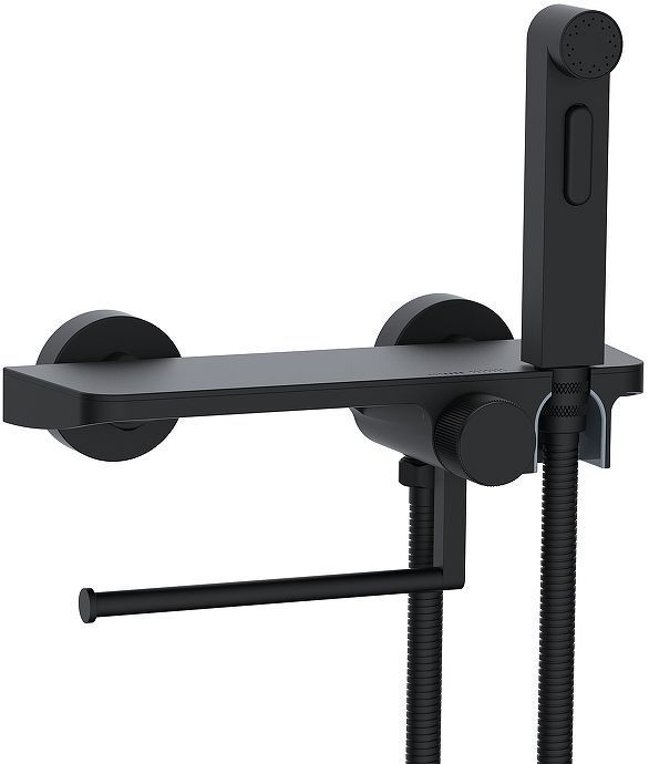 Гигиенический душ со смесителем WeltWasser Higi SH2 BL 10000013680 цвет Черный матовый