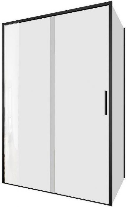 Душевой уголок Aquanet Pleasure Evo AE65-130x80-BT 130x80 324136 профиль Черный стекло прозрачное
