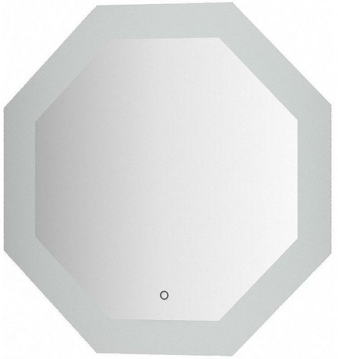 Зеркало Evoform Ledshine 70x70 BY 2604 с подсветкой 22.5 W - сенсорный выключатель - нейтральный белый свет