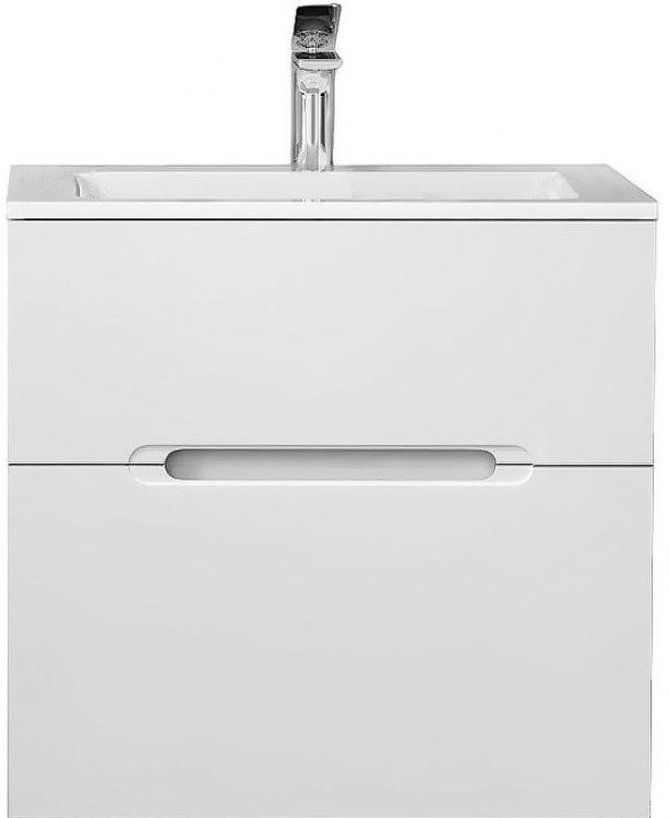 Тумба под раковину Jorno Modul 65 Mоl.01.62/P/W подвесная Белый глянец