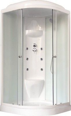 Душевая кабина Royal Bath RB 90HK7-WC-CH (белое/матовое)