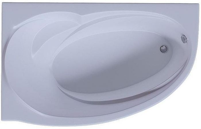 Акриловая ванна Aquatek Бетта 160x97 L BET160-0000169 без панелей, каркаса и слив-перелива