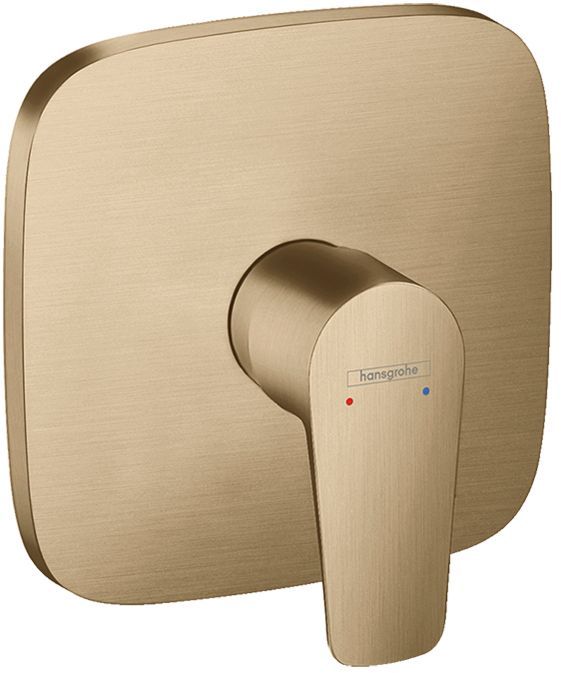 Hansgrohe Talis E Смеситель для душа, встраиваемый, внешняя часть, цвет: шлифованная бронза