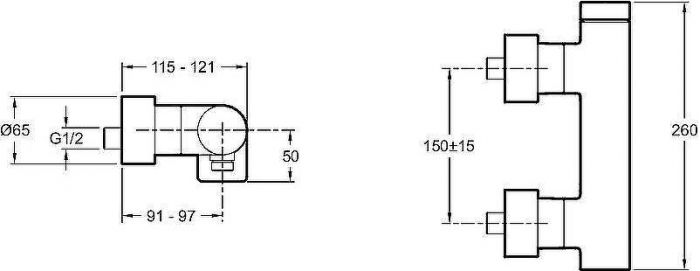 Смеситель для душа Jacob Delafon Composed E73091-TT Титан