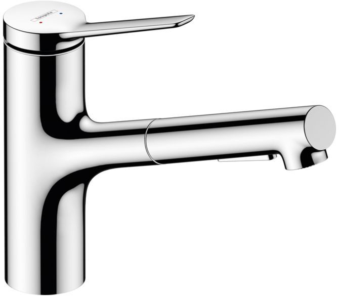 Hansgrohe Zesis M33 Смеситель для кухни, 1 отв., с вытяжным душем, sBox lite, цвет: хром