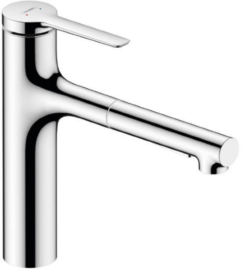 Hansgrohe Zesis M33 Смеситель для кухни, 1 отв., с вытяжным душем, sBox lite, цвет: хром