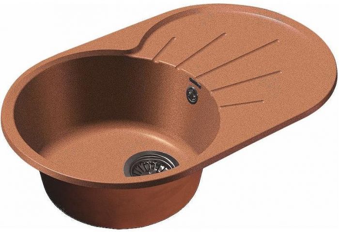 Кухонная мойка GranFest Rondo GF-R750L Терракот